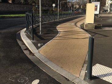 Création d'une piste cyclable à Maisons-Alfort(94)